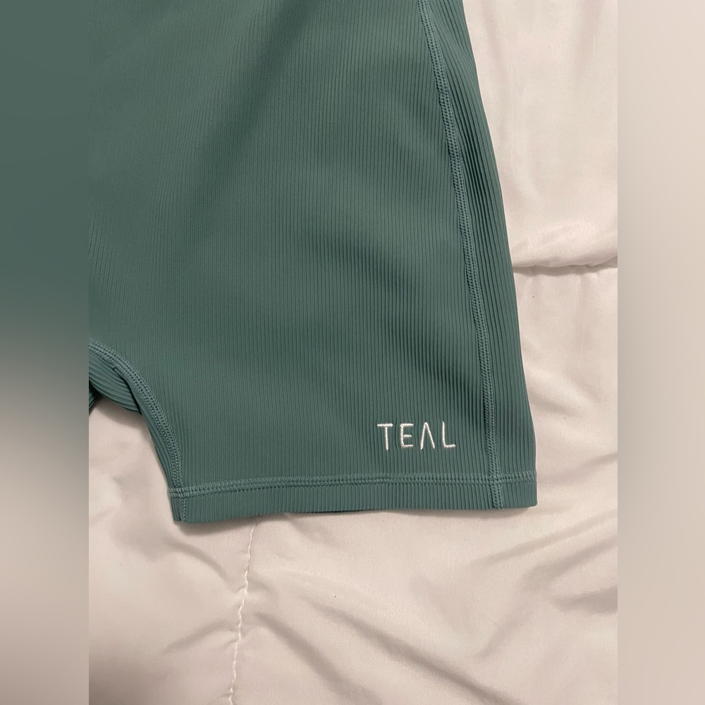 Teal Athletic Romper - Picture 5 of 7